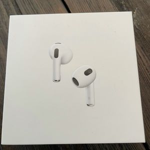 Apple authentic new in box series 3 air pods